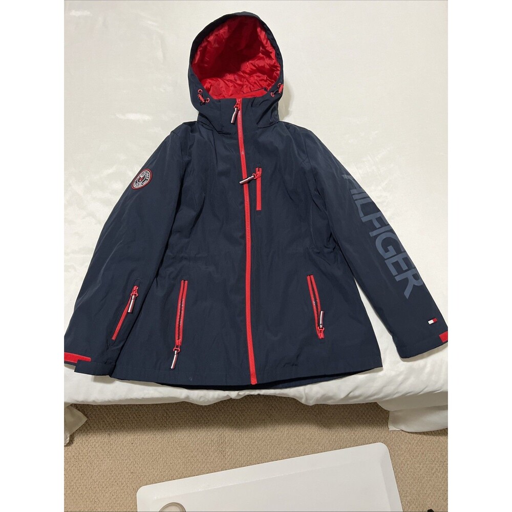 Vintage Tommy Hilfiger 3-In-1 Jacket Womens L 2000s All Weather System Ski Coat